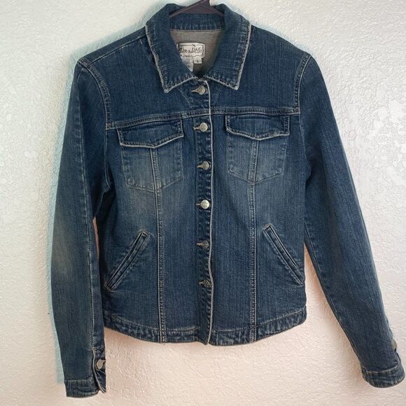 Live a Little Denim Size Small Trucker Style Jacket - Picture 1 of 11